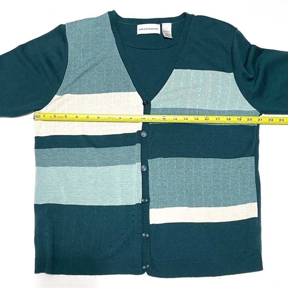 Alfred Dunner Woman Abstract Cardigan Sweater Size XL - Picture 11 of 14